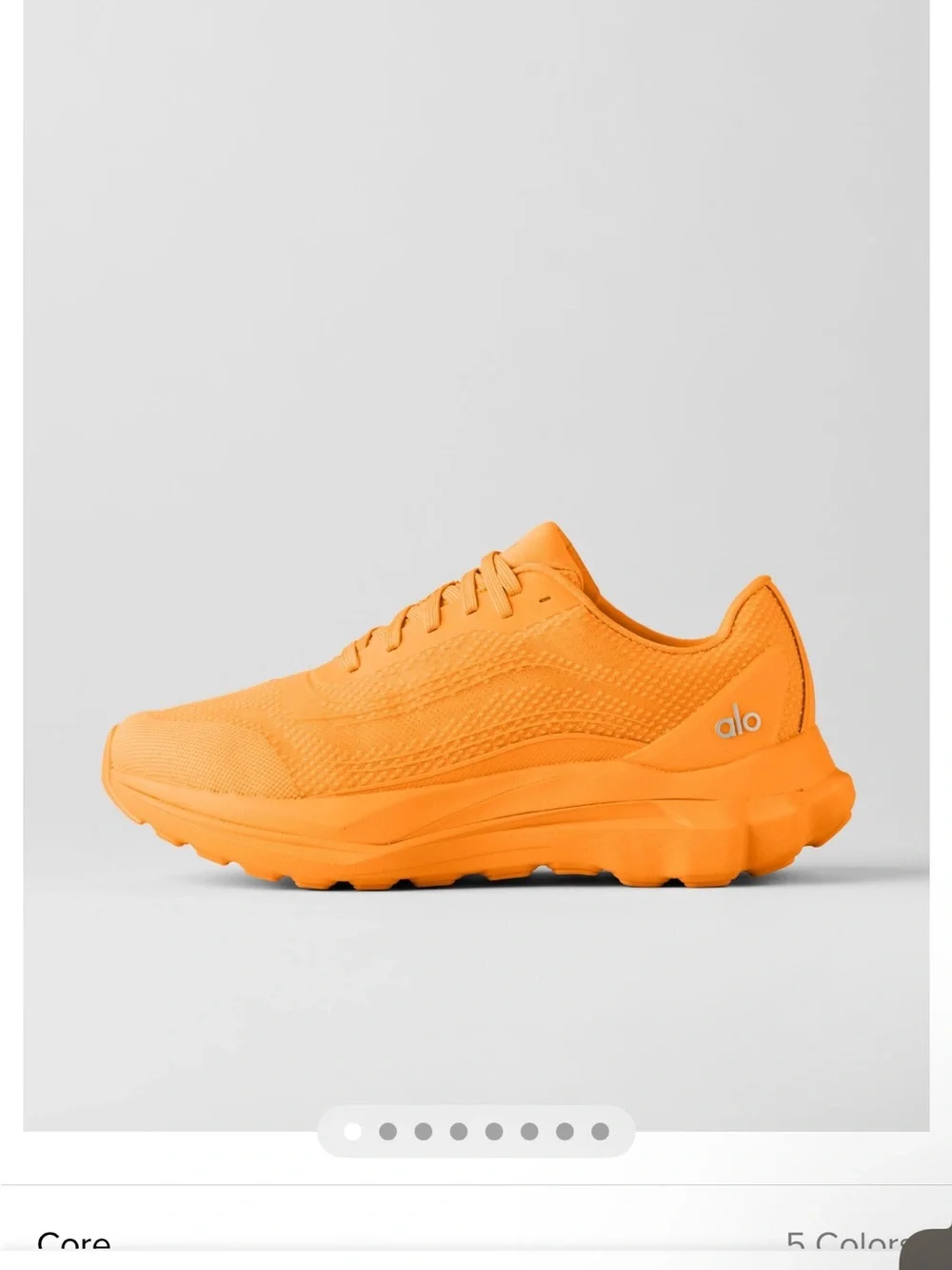 ALO Yoga Men's Orange Athletic Running Shoe